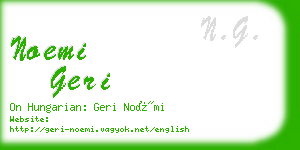 noemi geri business card